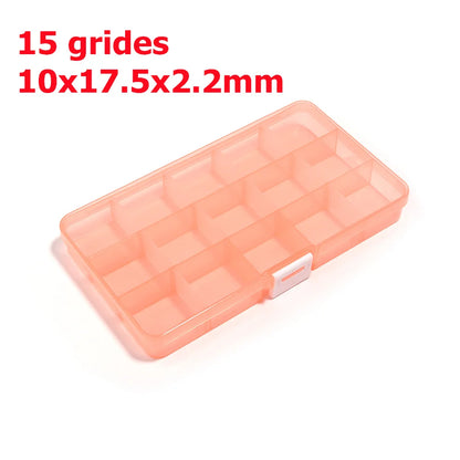 Plastic Jewelry Boxes Plastic Tool Box Adjustable Craft Organizer Storage Beads Bracelet Jewelry Boxes Packaging Wholesale