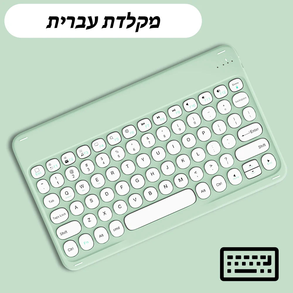 Bluetooth Keyboard Mouse for Tablet Phone Laptop for iPad Keyboard Spanish Portuguese Russian Hebrew Arabic French Keyboard