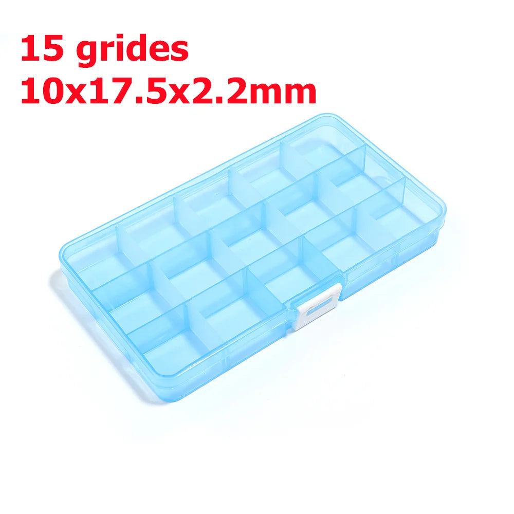 Plastic Jewelry Boxes Plastic Tool Box Adjustable Craft Organizer Storage Beads Bracelet Jewelry Boxes Packaging Wholesale