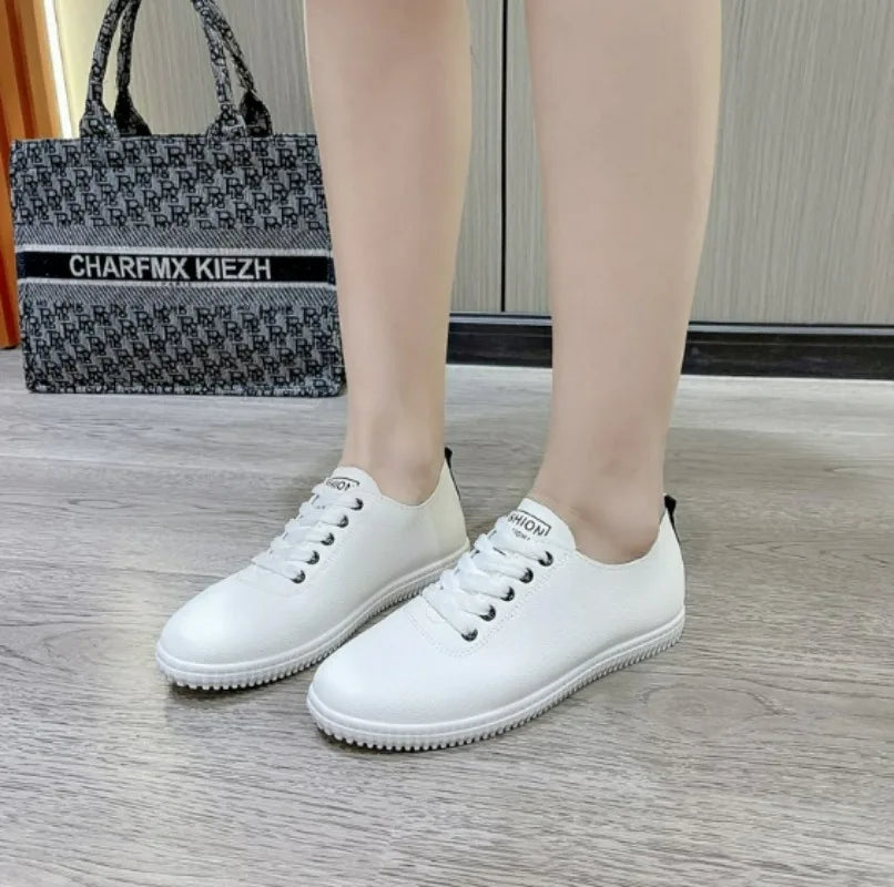 Women Shoes Summer 2024 Spring Women White Casual Shoes Breathable Flats Fashion Breathable Women Sneakers