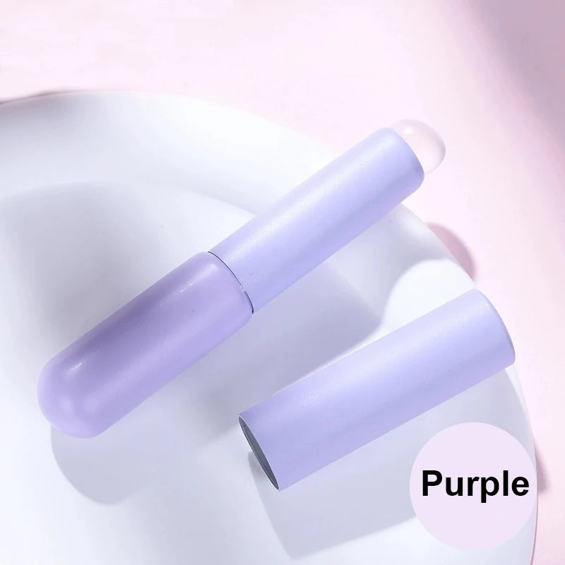 Upgrade Silicone Lip Brush With Cover Angled Concealer Brushes Lip Balm Lip Gloss Round Head Concealer Brushes Make Up Brushes