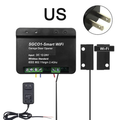 SGC01 WiFi Switch Smart Garage Door Opener Controller 24V Work With Xhouse APP Control by Phone for Swing Sliding Gate Opener