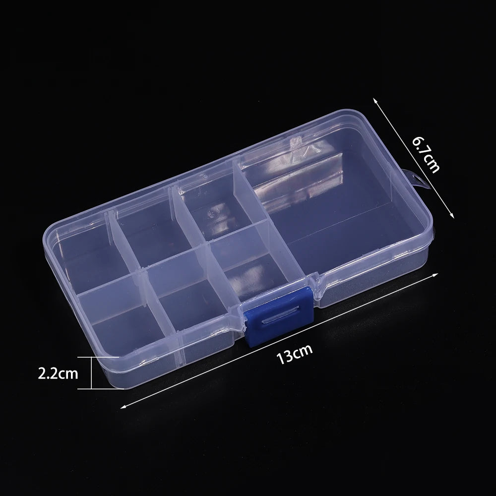 Plastic Jewelry Boxes Plastic Tool Box Adjustable Craft Organizer Storage Beads Bracelet Jewelry Boxes Packaging Wholesale