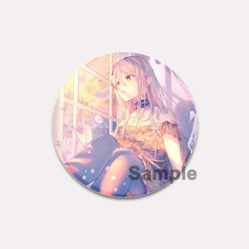 32/44/58mm Project SEKAI Anime Yoisaki Kanade Round Brooch Tinplate Badge for Clothes Backpack Jewelry Accessorie Hat Gifts