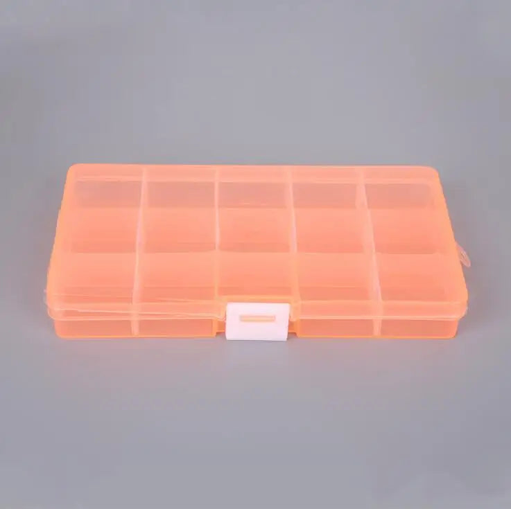 Plastic Jewelry Boxes Plastic Tool Box Adjustable Craft Organizer Storage Beads Bracelet Jewelry Boxes Packaging Wholesale