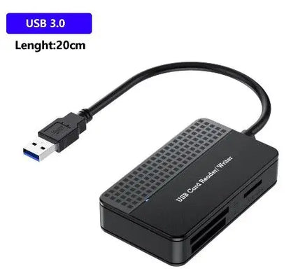 Type C USB 3.0 Card Reader 5Gbps Fast Data Transfer 4 Ports Micro SD TF MS Pro DUO Camera Quality Memory Card Reader Writer