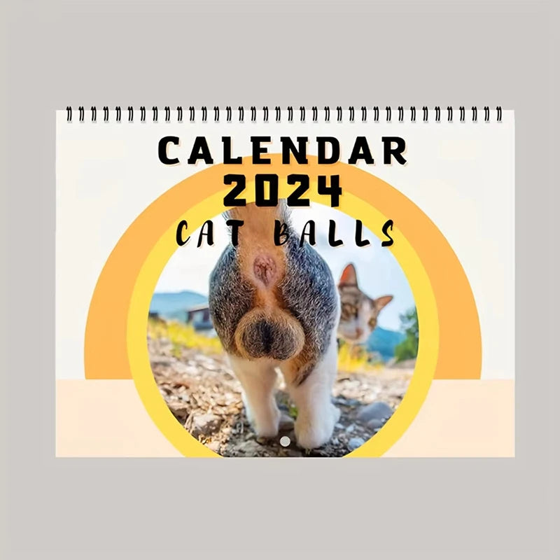 2025 Cat Buttholes Calendar Hilarious And Adorable Humor Cat Balls Calendar For Every Month Perfect Gift For Cat Lovers