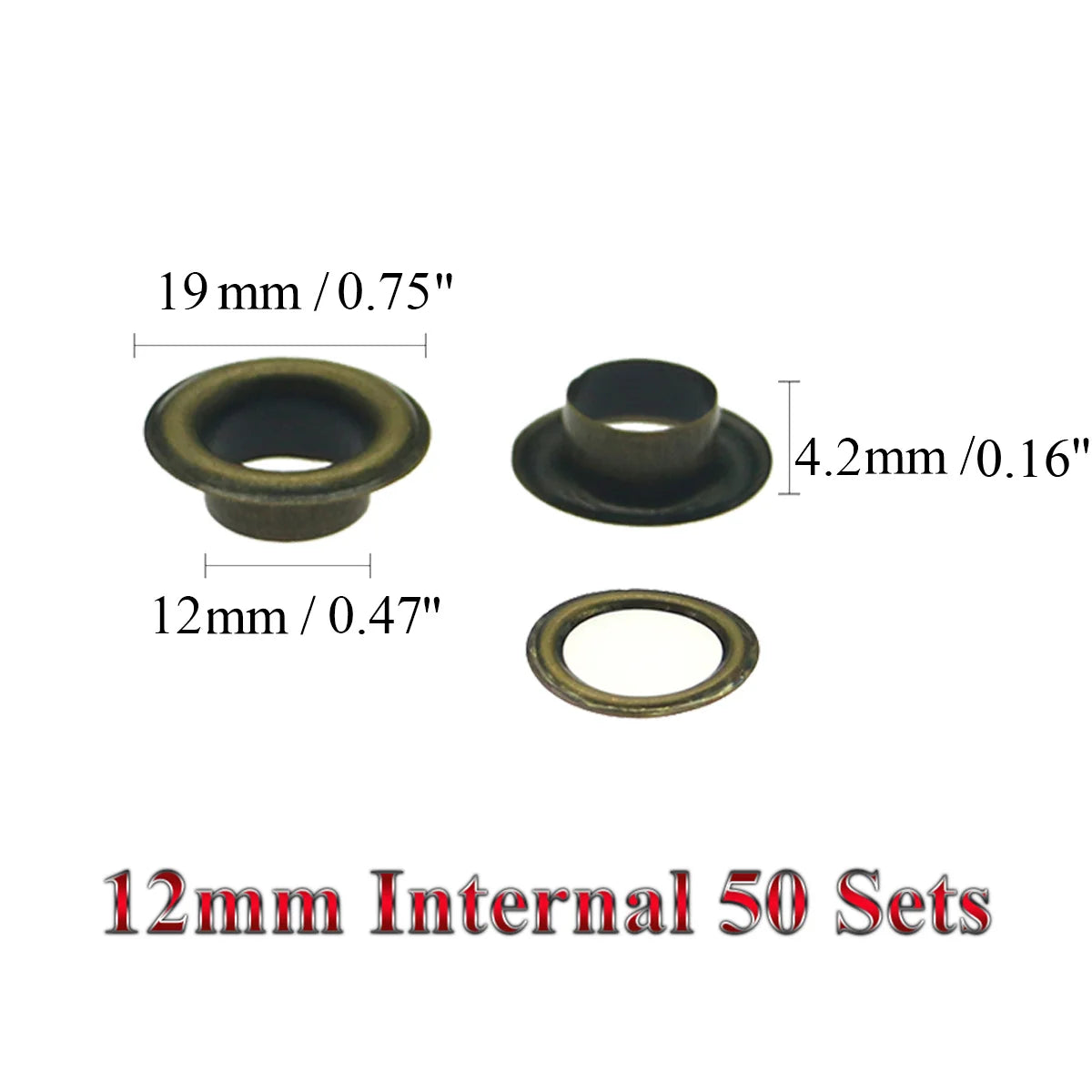 Bronze Copper eyelets 3|3.5|4|4.5|5|6|8|10|12|14|17|18|20|25|30|40mm scrapbooking accessories Knitwear,  Apparel, Bags, Shoe