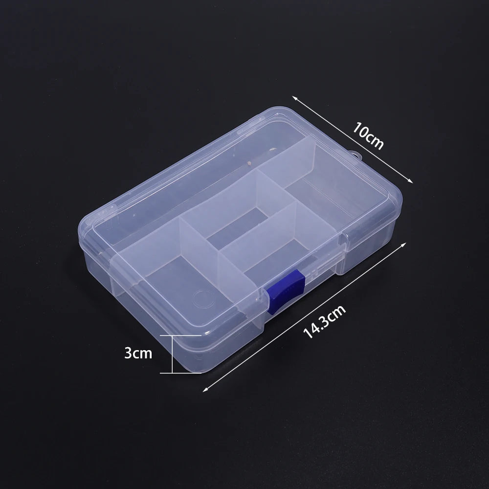 Plastic Jewelry Boxes Plastic Tool Box Adjustable Craft Organizer Storage Beads Bracelet Jewelry Boxes Packaging Wholesale