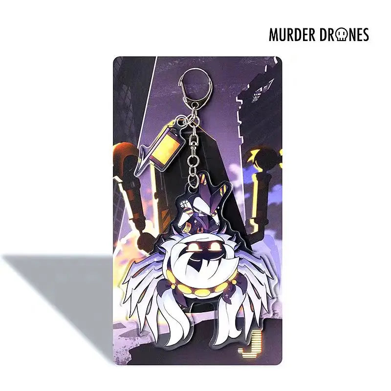 Murder Drones Season chain for pants keychain man Acrylic key chain women key holder couples anime key ring pendant porte clef