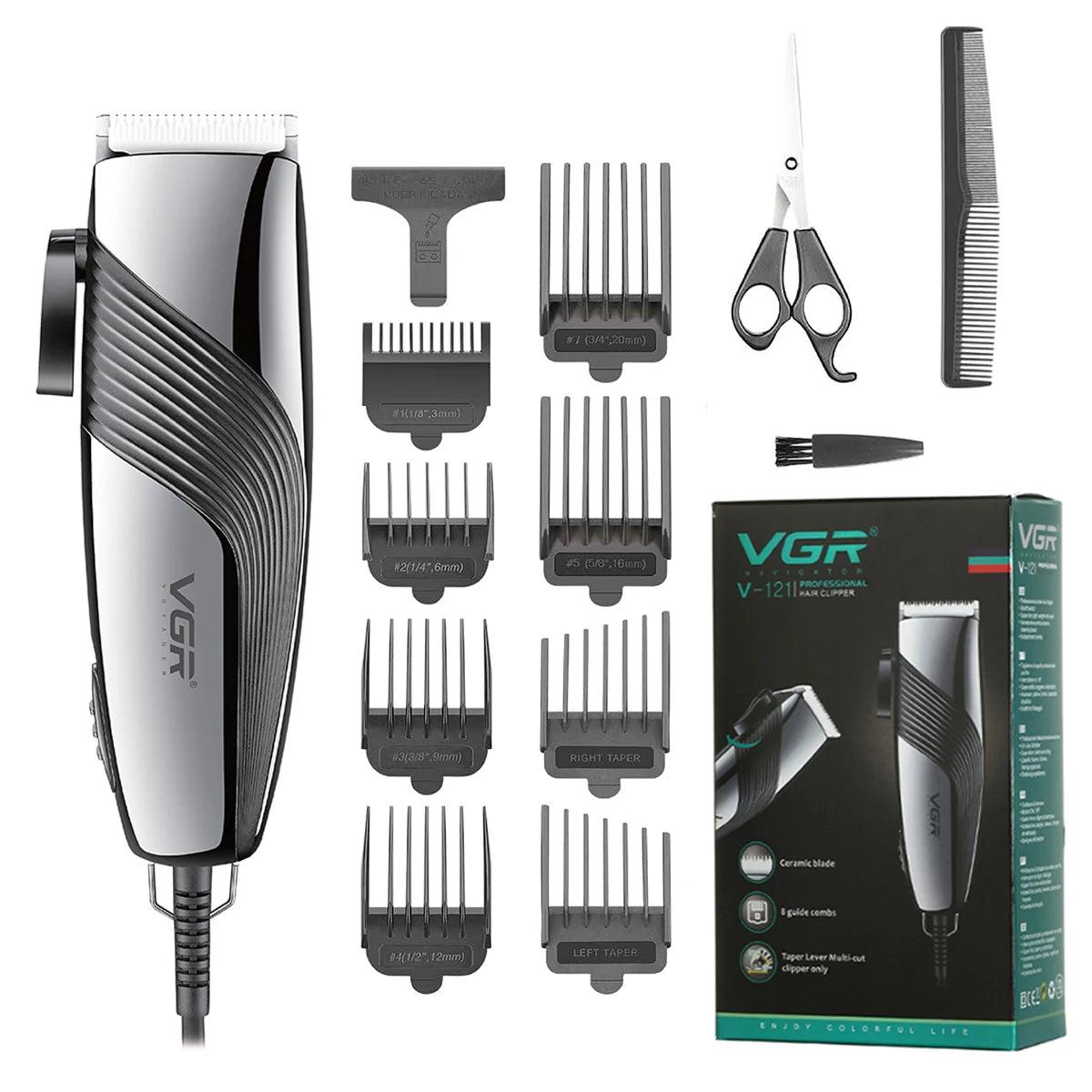 Corded Home Professional  Hair Clipper For Men Adjustable Hair Trimmer Beard Electric Hair Cutting Machine 220-240V