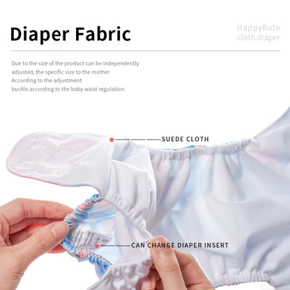 HappyFlute New Design Hot Sale OS Pocket Diaper Washable&Reusable Absorbent Ecological Nappy Baby Cloth Diaper