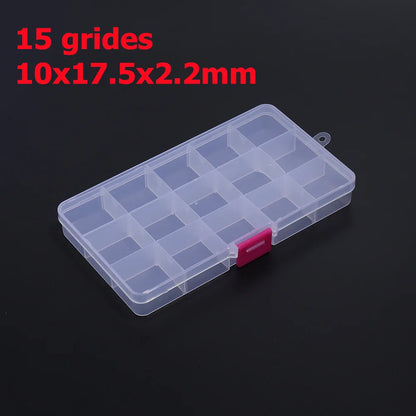 Plastic Jewelry Boxes Plastic Tool Box Adjustable Craft Organizer Storage Beads Bracelet Jewelry Boxes Packaging Wholesale