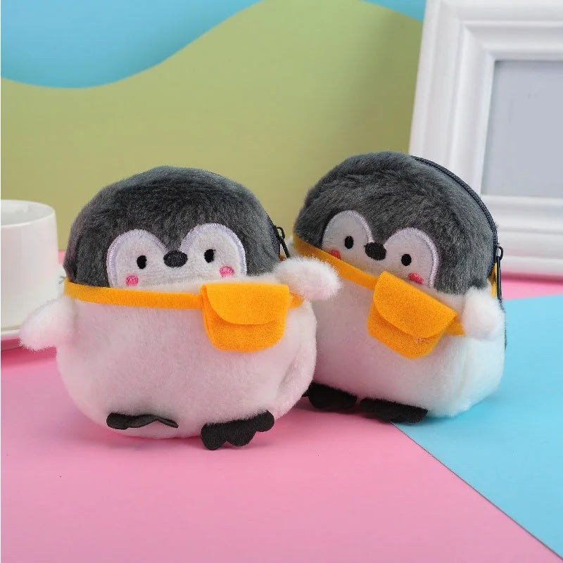 Shoulder Bag Little Penguin Kawaii Penguin Plush Wallet Soft Penguin Plush Coin Purse Girls Lovers Valentine's Gifts Small