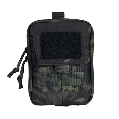 EXCELLENT ELITE SPANKER Tactical  EDC Pouch Molle Multifunctional Pouch Double Zipper Waist Pack Magic Tape Tool Bags