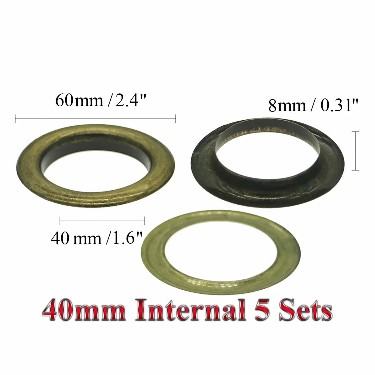 Bronze Copper eyelets 3|3.5|4|4.5|5|6|8|10|12|14|17|18|20|25|30|40mm scrapbooking accessories Knitwear,  Apparel, Bags, Shoe