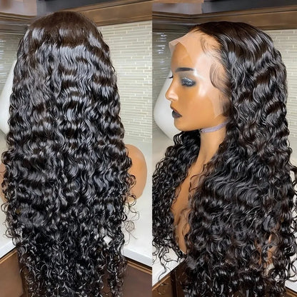 Curly Wigs Human Hair 40 Inch 13x6 Hd Lace Frontal Wig 250 Density 13x4 Lace Front Wig Human Hair Women Brazilian Wigs on Sale