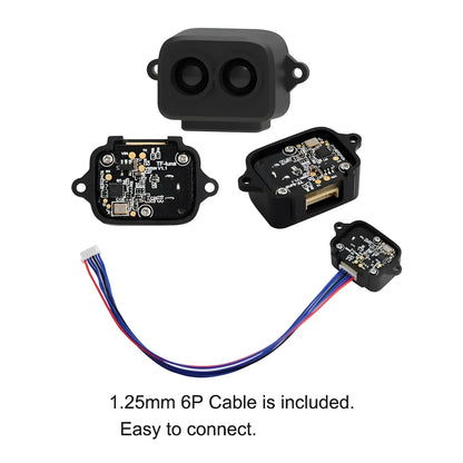 TF-Luna LiDAR Range Finder Sensor Single-Point Micro Ranging Module 5V UART IIC Interface With 6P 1.25mm Cable