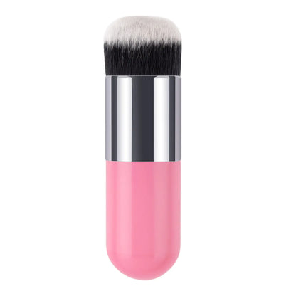 New Chubby Pier Foundation Brush Flat Cream Makeup Brushes Professional Cosmetic Make-up Brush