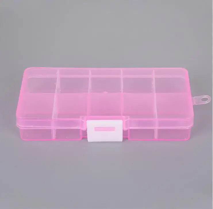 Plastic Jewelry Boxes Plastic Tool Box Adjustable Craft Organizer Storage Beads Bracelet Jewelry Boxes Packaging Wholesale