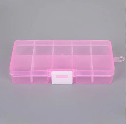 Plastic Jewelry Boxes Plastic Tool Box Adjustable Craft Organizer Storage Beads Bracelet Jewelry Boxes Packaging Wholesale