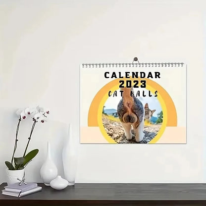 2025 Cat Buttholes Calendar Hilarious And Adorable Humor Cat Balls Calendar For Every Month Perfect Gift For Cat Lovers