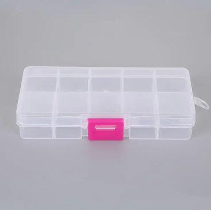 Plastic Jewelry Boxes Plastic Tool Box Adjustable Craft Organizer Storage Beads Bracelet Jewelry Boxes Packaging Wholesale