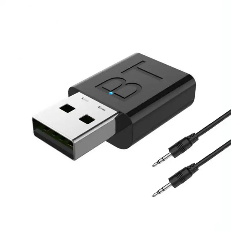 1~5PCS Bluetooth 5.0 Transmitter Receiver 5.0 + EDR Transmit/Receive Two-in-one Bluetooth 5.0 Adapter USB 3.5mm AUX Adapter Car