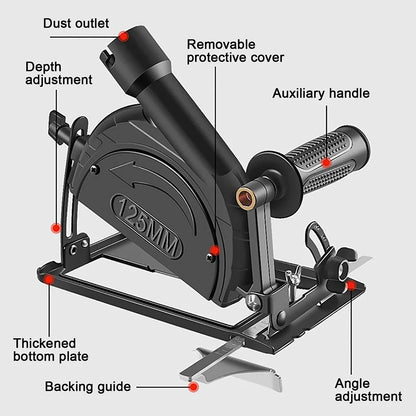 Grinder Bracket Angle Adjustable 0-45° Grinder Converter To Cutting Woodworking Machine Electric Circular Saw 40mm Bracket Base