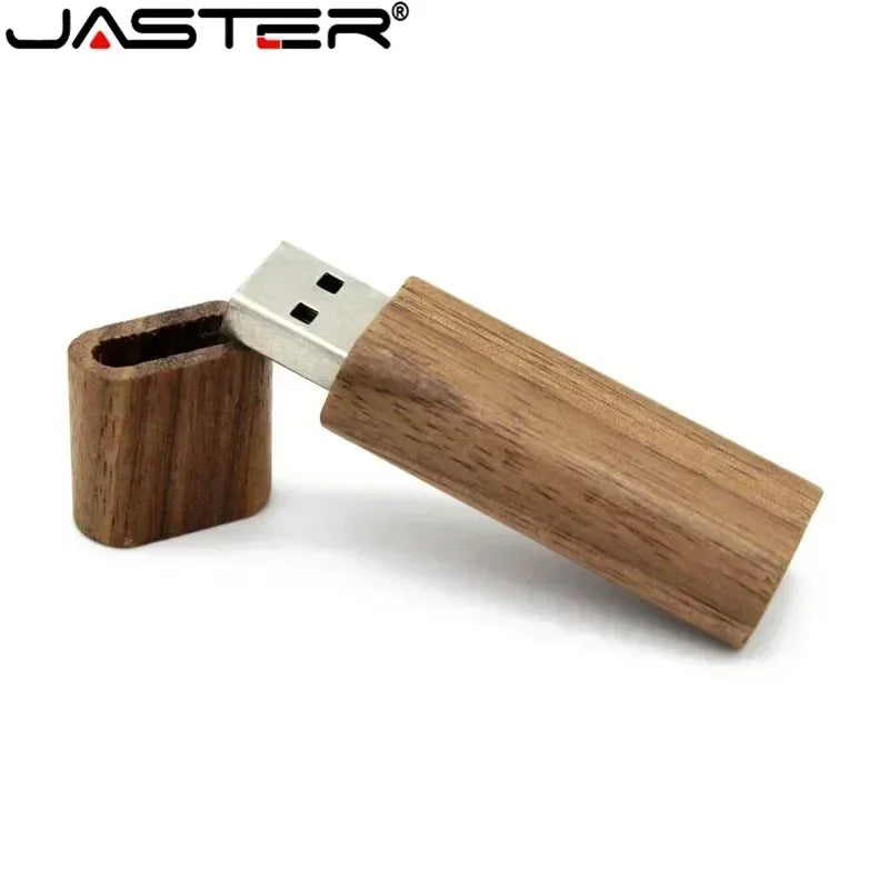 JASTER Wooden / bamboo USB Flash Drive 2.0 4GB 8GB 16GB 32GB 64GB 128GB Pen Driver Pendrive  Memory Creativo Personal LOGO Gifts