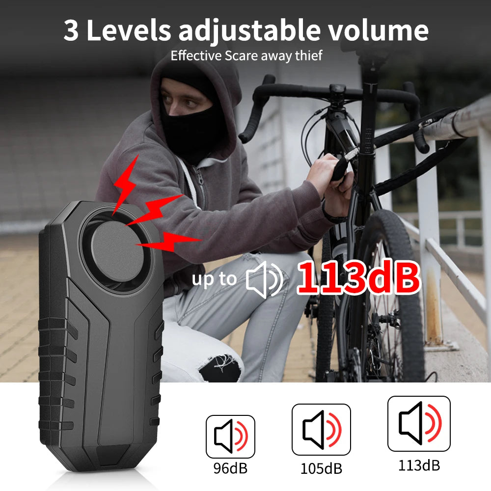 Elecpow Bike Anti Theft Alarm With Remote Rechargeable Waterproof Scooter Motorcycle Bicycle Security Protection Alarm System