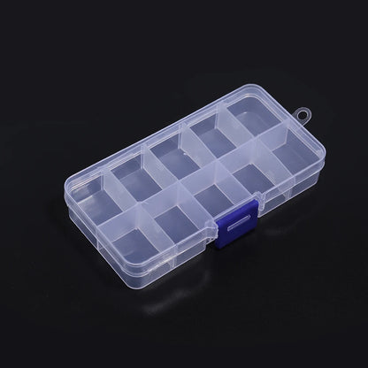 Plastic Jewelry Boxes Plastic Tool Box Adjustable Craft Organizer Storage Beads Bracelet Jewelry Boxes Packaging Wholesale