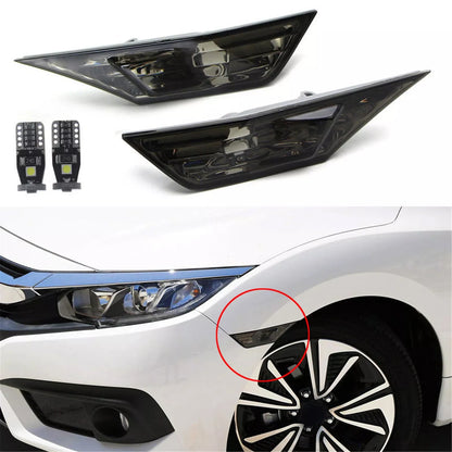 Side Marker Turn Signal Light For Honda Civic 2016 2017 2018 2019 2020 2021 Fender Leaf Lamp 34350-TET-H01 34300-TET-H01