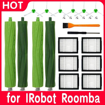 Hepa Filter Brush Roll for iRobot Roomba I7 E5 E6 I3 Series Robot Vacuum Cleaner Accessories Hepa Filter Side Brush Mop Cloths