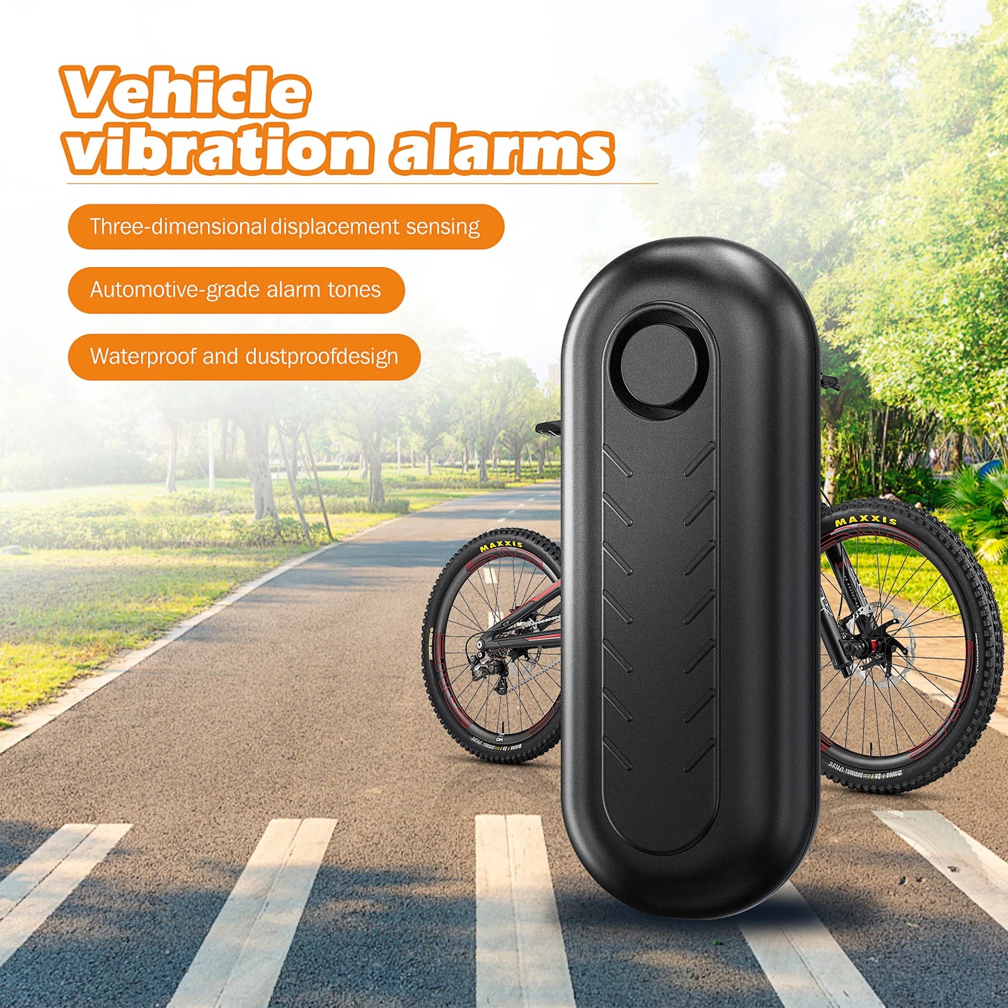 Wireless Bicycle Alarm Remote Control Waterproof Electric Motorcycle Scooter Bike Security Protection Anti theft Alarms