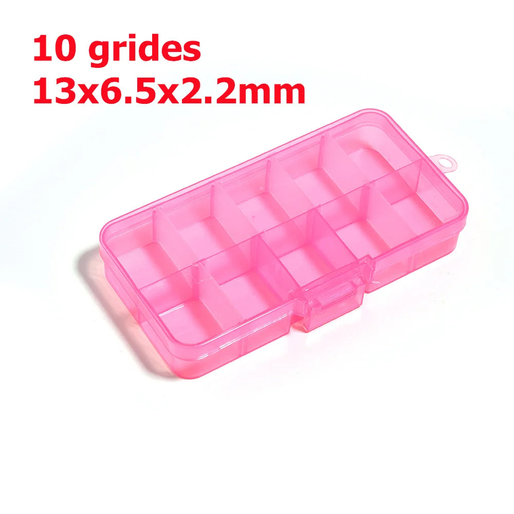 Plastic Jewelry Boxes Plastic Tool Box Adjustable Craft Organizer Storage Beads Bracelet Jewelry Boxes Packaging Wholesale