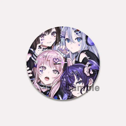 32/44/58mm Project SEKAI Anime Yoisaki Kanade Round Brooch Tinplate Badge for Clothes Backpack Jewelry Accessorie Hat Gifts