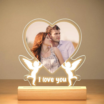 Personalized Valentine's Day Gifts Lamp Custom Photo And Text Night Light Women Men Couples Anniversary Wedding Birthday Gifts