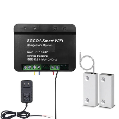 SGC01 WiFi Switch Smart Garage Door Opener Controller 24V Work With Xhouse APP Control by Phone for Swing Sliding Gate Opener