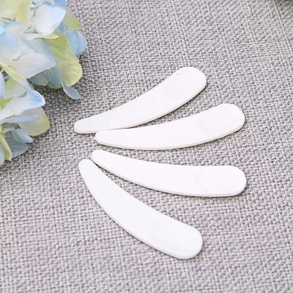 10pcs Mini Spatula Disposable Curved Scoops Facial Mask Eye Cream Makeup Stick Make Up Beauty Tool Accessories