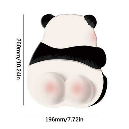 1pcs Mouse Pad Kawaii Pink Panda Mouse Pad Silicone Wrist Mouse Pad Cute Non Slip Computer Office High-End Mouse Pads For Girls