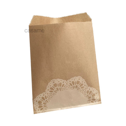 25pcs treat Candy Bag Chevron Polka Dot Bags Kraft Paper Bags Wedding Birthday New Year Party Favors Supplies Gifts Bags