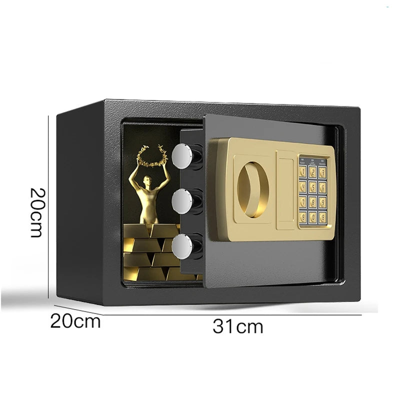 EGFirtor Mini Security Safety Box Digital Password Portable Box Drop Cash Safe Box Jewelry Money Anti-Theft safe Box