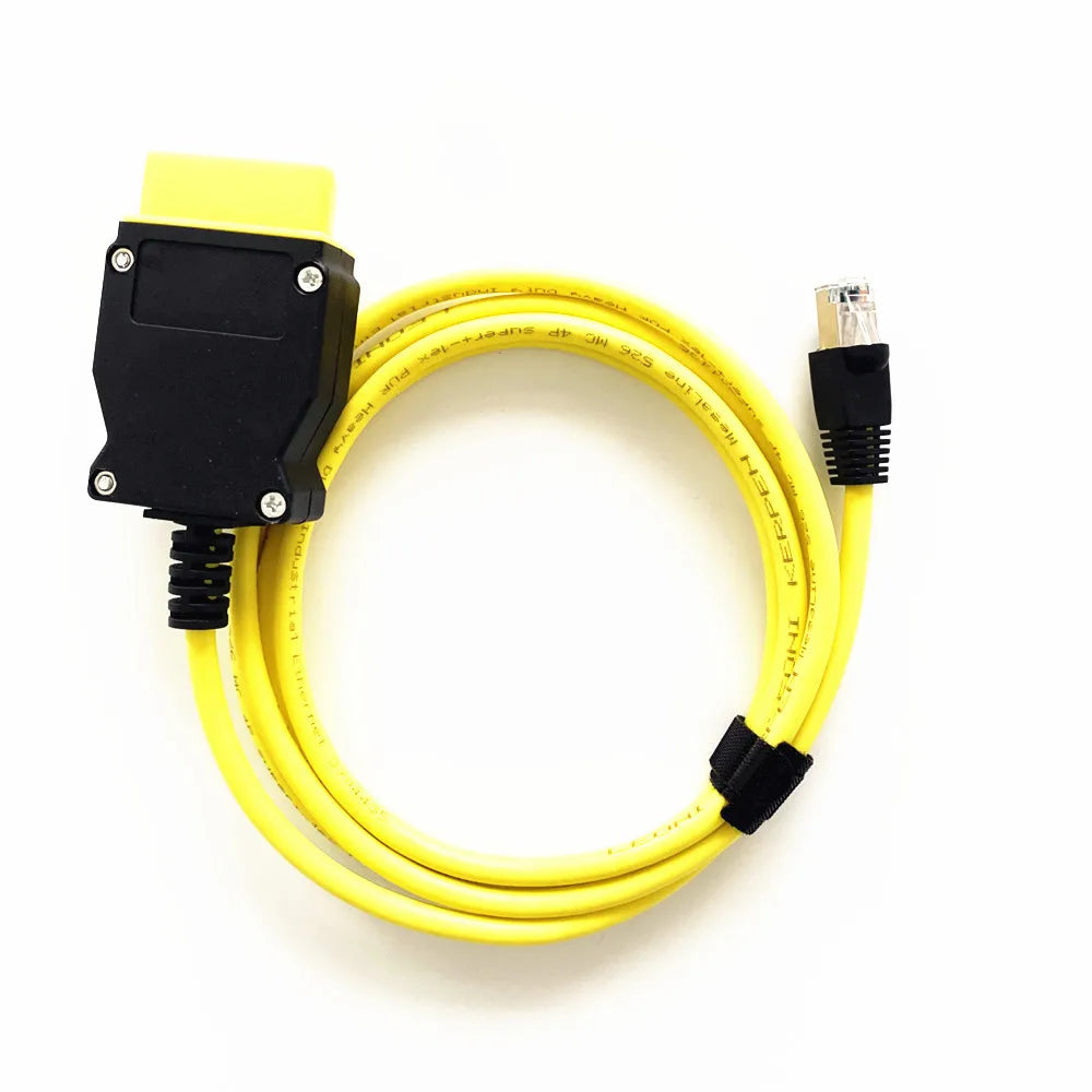 For BMW ICOM ENET Cable Ethernet Data to OBD2 16Pin Interface RJ45 Connector Hidden Data Tool ICOM Coding F-Serie