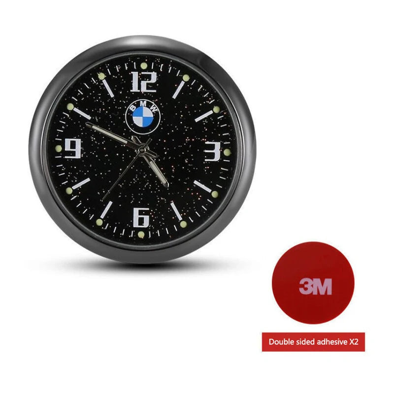 Car Clock Automobiles Noctilucent Mechanics Quartz Clocks For BMW M 1 2 3 4 5 7 Series X1 X3 X4 X5 X6 X7 F10 F20 F30 G20 G30 F15