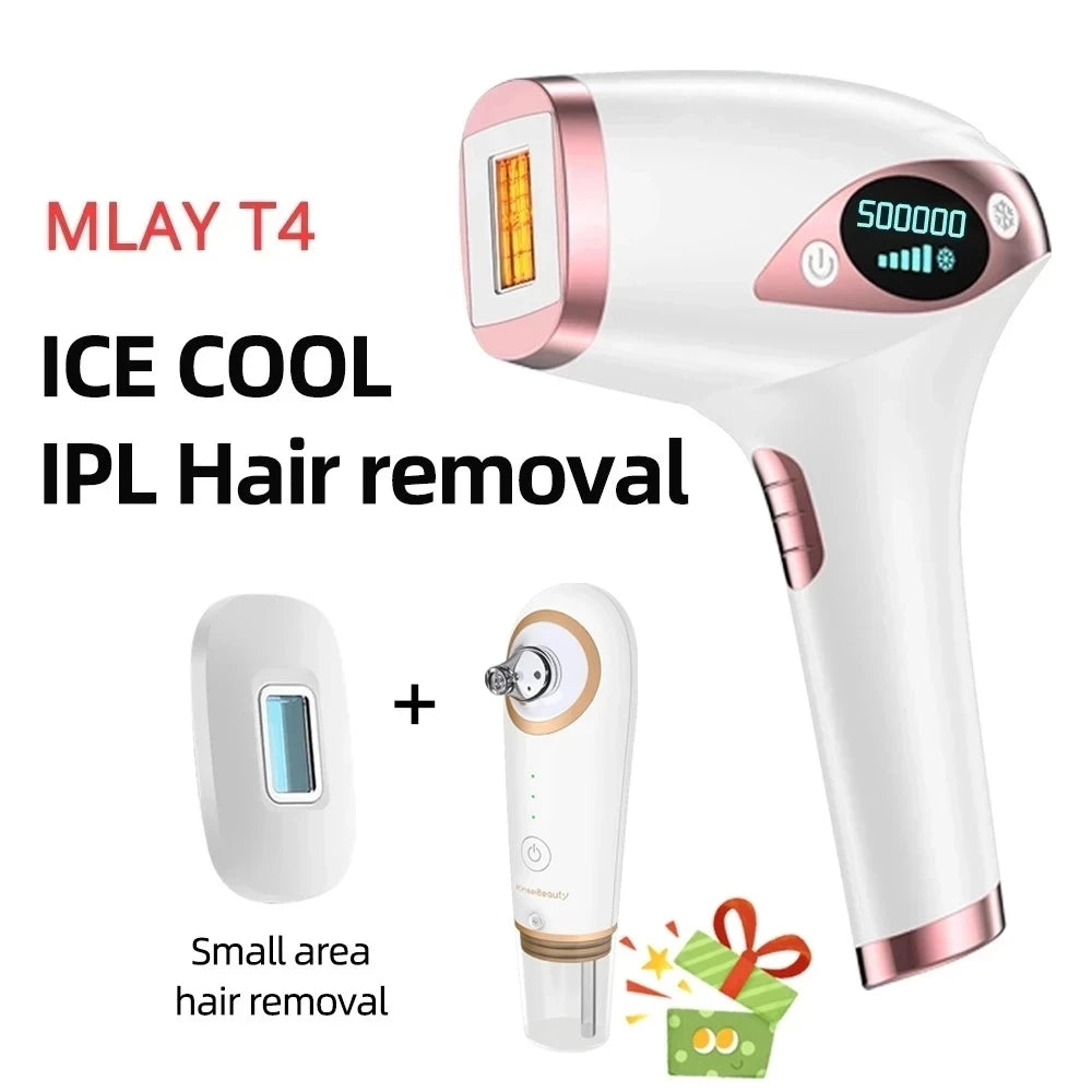 Dropshipping Laser Hair Removal Device with Ice Cool Painless IPL Laser Hair Removal at Home