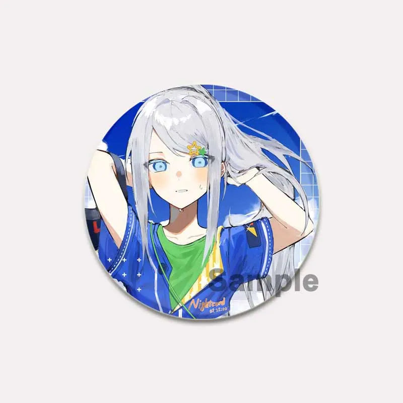 32/44/58mm Project SEKAI Anime Yoisaki Kanade Round Brooch Tinplate Badge for Clothes Backpack Jewelry Accessorie Hat Gifts