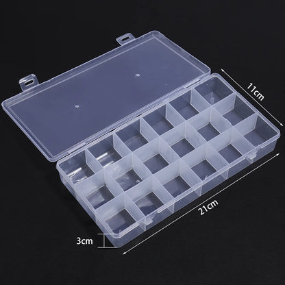 Plastic Jewelry Boxes Plastic Tool Box Adjustable Craft Organizer Storage Beads Bracelet Jewelry Boxes Packaging Wholesale