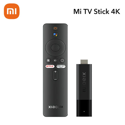 Xiaomi Mi TV Stick 4K Global Version Stream in 4K Google Assistant * built-in Android TV 11 2GB 8GB Quad-core processor TV BOX