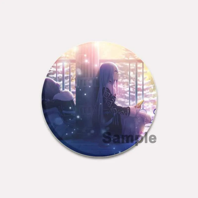 32/44/58mm Project SEKAI Anime Yoisaki Kanade Round Brooch Tinplate Badge for Clothes Backpack Jewelry Accessorie Hat Gifts